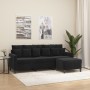 3-Sitzer-Sofa mit schwarzem Samthocker 180 cm von , Sofas - Ref: Foro24-3201112, Preis: 356,26 €, Rabatt: %