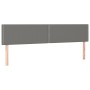 Headboards 2 units of dark gray fabric 90x5x78/88 cm by , Headboards and footboards - Ref: Foro24-345965, Price: 56,87 €, Dis...