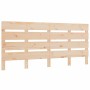 Solid pine wood headboard 150x3x80 cm by , Headboards and footboards - Ref: Foro24-821347, Price: 46,15 €, Discount: %