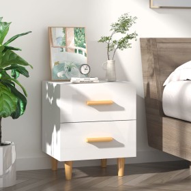 Bright white bedside table 40x35x47.5 cm by vidaXL, Nightstands - Ref: Foro24-811982, Price: 46,99 €, Discount: %