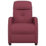 Sillón reclinable eléctrico tela rojo tinto de , Sillones - Ref: Foro24-3073599, Precio: 181,99 €, Descuento: %