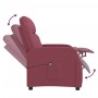 Sillón reclinable eléctrico tela rojo tinto de , Sillones - Ref: Foro24-3073599, Precio: 181,99 €, Descuento: %