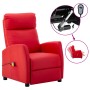 Red synthetic leather electric massage chair by , Electric massage chairs - Ref: Foro24-3073668, Price: 163,57 €, Discount: %