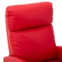 Red synthetic leather electric massage chair by , Electric massage chairs - Ref: Foro24-3073668, Price: 163,99 €, Discount: %