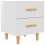 Bright white bedside table 40x35x47.5 cm by vidaXL, Nightstands - Ref: Foro24-811982, Price: 46,99 €, Discount: %