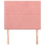 Cabeceros 2 unidades de terciopelo rosa 100x5x78/88 cm de , Cabeceros y pies de cama - Ref: Foro24-3116239, Precio: 58,30 €, ...