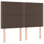 Headboards 4 units brown synthetic leather 72x5x78/88 cm by , Headboards and footboards - Ref: Foro24-3116285, Price: 118,68 ...