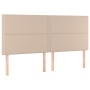 Headboards 4 units cappuccino synthetic leather 80x5x78/88 cm by , Headboards and footboards - Ref: Foro24-3116293, Price: 10...