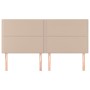 Headboards 4 units cappuccino synthetic leather 80x5x78/88 cm by , Headboards and footboards - Ref: Foro24-3116293, Price: 10...