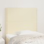 Headboards 2 units cream-colored synthetic leather 90x5x78/88cm by , Headboards and footboards - Ref: Foro24-3116272, Price: ...