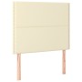 Headboards 2 units cream-colored synthetic leather 90x5x78/88cm by , Headboards and footboards - Ref: Foro24-3116272, Price: ...