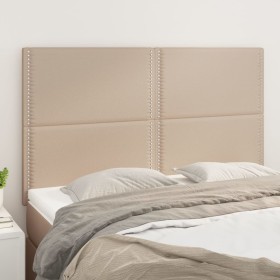 Headboards 4 units cappuccino synthetic leather 72x5x78/88 cm by , Headboards and footboards - Ref: Foro24-3116287, Price: 12...