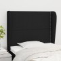 Headboard with black fabric ears 93x23x118/128 cm by , Headboards and footboards - Ref: Foro24-3117800, Price: 81,99 €, Disco...