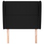 Headboard with black fabric ears 93x23x118/128 cm by , Headboards and footboards - Ref: Foro24-3117800, Price: 81,99 €, Disco...