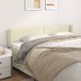 Cream synthetic leather headboard 163x16x78/88 cm by , Headboards and footboards - Ref: Foro24-3118726, Price: 69,94 €, Disco...