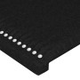 Cabecero con orejas de tela negro 93x16x118/128 cm de , Cabeceros y pies de cama - Ref: Foro24-3119424, Precio: 71,14 €, Desc...