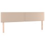 Headboard with LED synthetic leather cappuccino color 180x5x78/88 cm by , Headboards and footboards - Ref: Foro24-3121579, Pr...