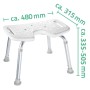 RIDDER Taburete de baño blanco 150 kg A0050501 de RIDDER, Asientos y bancos para duchas - Ref: Foro24-421604, Precio: 85,96 €...