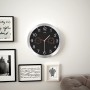 Reloj de pared de cuarzo higrómetro y termómetro 30 cm negro de vidaXL, Relojes de pared - Ref: Foro24-50624, Precio: 26,40 €...