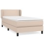 Cama box spring con colchón cuero sintético capuchino 80x200 cm de , Camas y somieres - Ref: Foro24-3127222, Precio: 312,07 €...