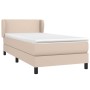 Cama box spring con colchón cuero sintético capuchino 80x200 cm de , Camas y somieres - Ref: Foro24-3127222, Precio: 312,07 €...