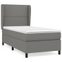 Cama box spring con colchón tela gris oscuro 90x200 cm de , Camas y somieres - Ref: Foro24-3127854, Precio: 355,28 €, Descuen...