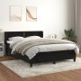 Cama box spring con colchón terciopelo negro 140x200 cm de , Camas y somieres - Ref: Foro24-3130903, Precio: 447,30 €, Descue...