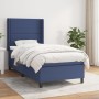 Cama box spring con colchón tela azul 90x190 cm de , Camas y somieres - Ref: Foro24-3131319, Precio: 346,97 €, Descuento: %