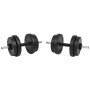 Cast iron dumbbell set 14 pieces 20 kg by vidaXL, free weight - Ref: Foro24-91407, Price: 60,99 €, Discount: %