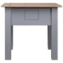 Mesita de noche madera pino estilo Panamá gris 50,5x50,5x52,5cm de vidaXL, Mesitas de noche - Ref: Foro24-282674, Precio: 35,...