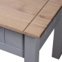 Mesita de noche madera pino estilo Panamá gris 50,5x50,5x52,5cm de vidaXL, Mesitas de noche - Ref: Foro24-282674, Precio: 35,...