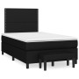 Cama box spring con colchón tela negro 120x200 cm de , Camas y somieres - Ref: Foro24-3136503, Precio: 436,54 €, Descuento: %