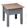 Mesita de noche madera pino estilo Panamá gris 50,5x50,5x52,5cm de vidaXL, Mesitas de noche - Ref: Foro24-282674, Precio: 35,...