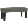 Cama box spring con colchón terciopelo gris oscuro 80x200 cm de , Camas y somieres - Ref: Foro24-3137750, Precio: 330,64 €, D...