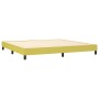 Cama box spring con colchón tela verde 200x200 cm de , Camas y somieres - Ref: Foro24-3139928, Precio: 583,49 €, Descuento: %