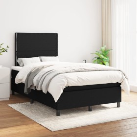 Box spring bed with black fabric mattress 120x200 cm by , Beds and slatted bases - Ref: Foro24-3141683, Price: 398,99 €, Disc...