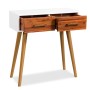 Mesa consola de madera maciza de acacia 70x30x75 cm de vidaXL, Aparadores - Ref: Foro24-245738, Precio: 117,99 €, Descuento: %