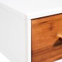 Mesa consola de madera maciza de acacia 70x30x75 cm de vidaXL, Aparadores - Ref: Foro24-245738, Precio: 117,99 €, Descuento: %