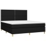 Box spring bed with black fabric mattress 180x200 cm by , Beds and slatted bases - Ref: Foro24-3142275, Price: 596,20 €, Disc...