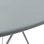 Garden bistro table and chairs set, 3 pieces, gray steel by vidaXL, Garden sets - Ref: Foro24-44355, Price: 91,85 €, Discount: %