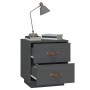 Bedside tables 2 pcs solid gray pine wood 40x34x45 cm by vidaXL, Nightstands - Ref: Foro24-818330, Price: 94,45 €, Discount: %