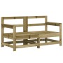 Garden furniture set 7 pieces impregnated pine wood by , Garden sets - Ref: Foro24-3186437, Price: 365,76 €, Discount: %