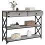 Sonoma gray engineered wood console table 100x28x75 cm by , Side tables - Ref: Foro24-834193, Price: 91,95 €, Discount: %