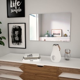 Rectangular glass wall mirror 60x40 cm by vidaXL, Mirrors - Ref: Foro24-245699, Price: 27,99 €, Discount: %