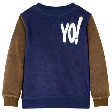 Dunkelmarineblaues Kinder-Sweatshirt 104 von , Kinder-T-Shirts - Ref: Foro24-13445, Preis: 12,97 €, Rabatt: %