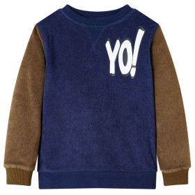 Sudadera infantil azul marino oscuro 128 de , Camisetas para niños - Ref: Foro24-13447, Precio: 12,99 €, Descuento: %