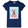 Camiseta infantil azul marino 104 de , Camisetas para niños - Ref: Foro24-11215, Precio: 9,74 €, Descuento: %