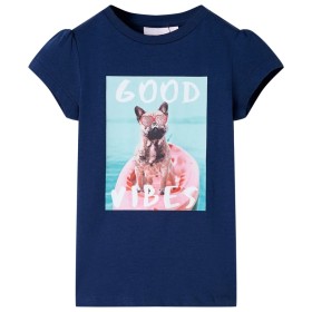 Navy blue children's t-shirt size 104 by , Kids T-shirts - Ref: Foro24-11215, Price: 9,99 €, Discount: %