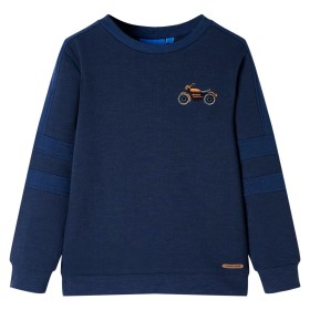 Marineblaues Melange-Sweatshirt für Kinder 116 von , Kinder-T-Shirts - Ref: Foro24-12661, Preis: 10,72 €, Rabatt: %