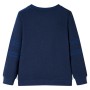 Children's navy blue mélange sweatshirt 116 by , Kids T-shirts - Ref: Foro24-12661, Price: 10,72 €, Discount: %